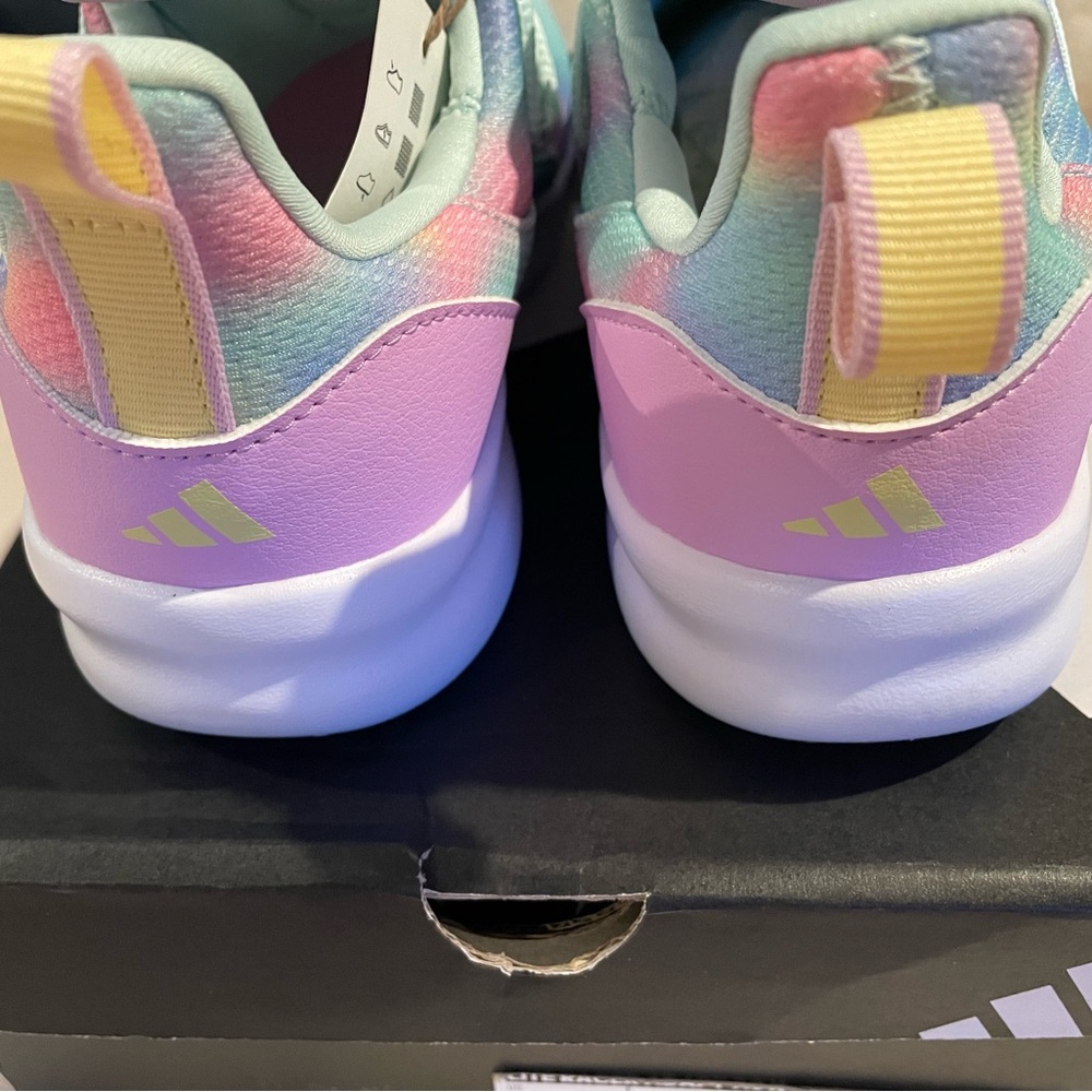 Adidas Lite Racer Adapt 7.0 in Lilac and Mint - Picture 5 of 8